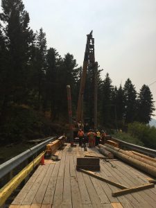 Great Northern Bridgeworks Pile Driving