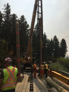 Great Northern Bridgeworks Pile Driving