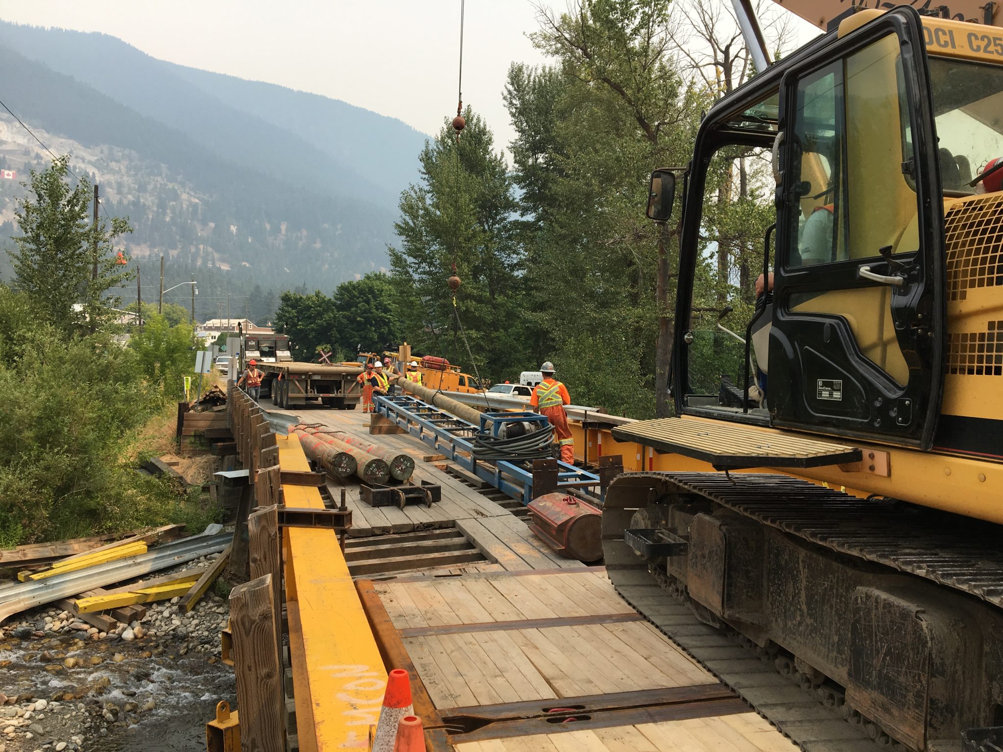 Great Northern Bridgeworks Pile Driving