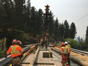 Great Northern Bridgeworks Pile Driving