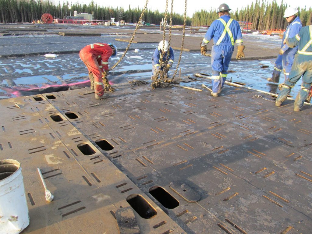 Rig Mats - BC Construction | Great Northern Bridgeworks